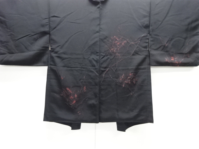 JAPANESE HOARI COAT / URUSHI / WOVEN FLOWER 